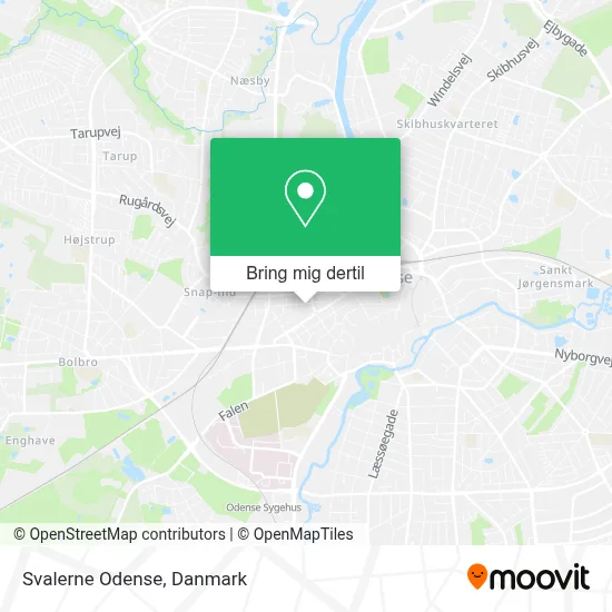 Svalerne Odense kort