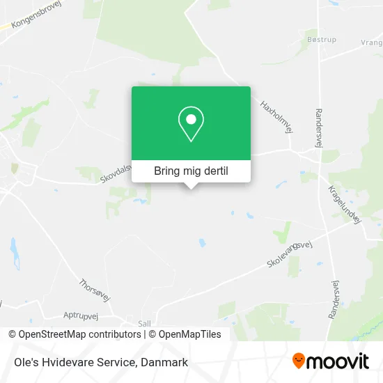 Ole's Hvidevare Service kort