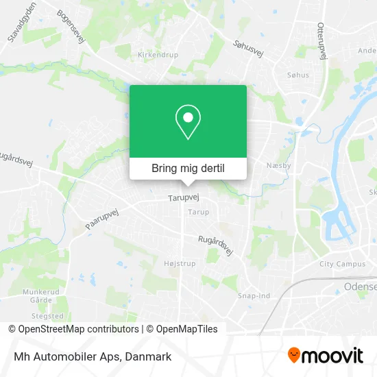 Mh Automobiler Aps kort