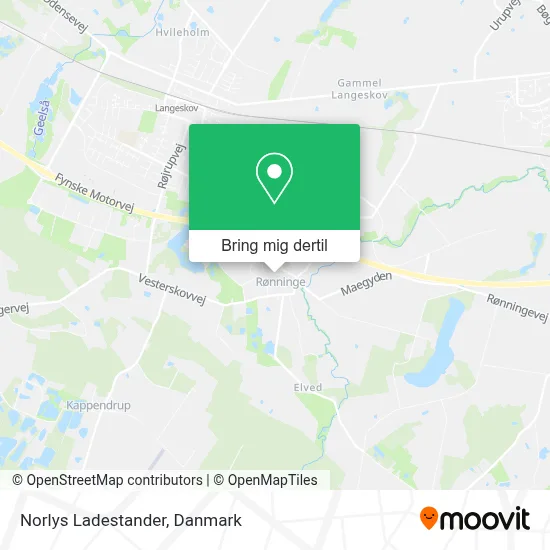 Norlys Ladestander kort