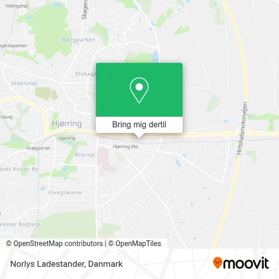 Norlys Ladestander kort