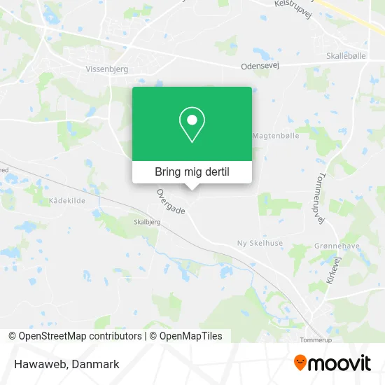 Hawaweb kort