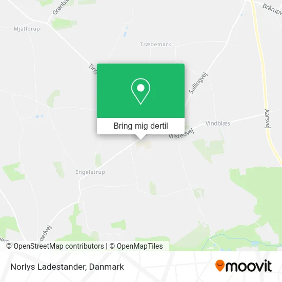 Norlys Ladestander kort