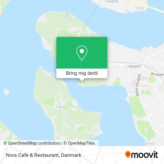 Nora Cafe & Restaurant kort