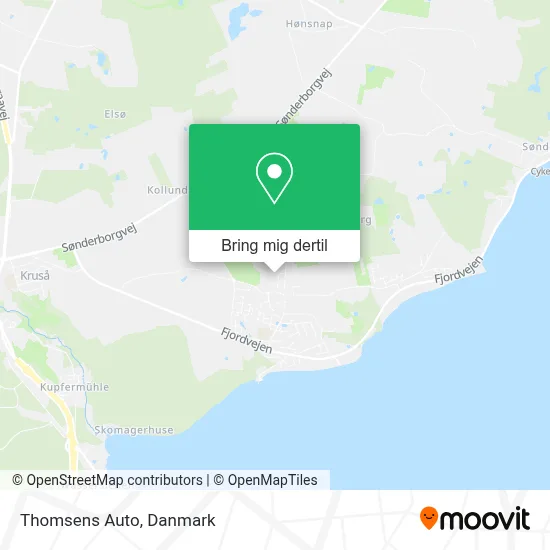 Thomsens Auto kort
