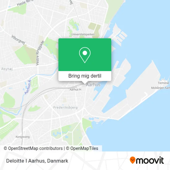 Deloitte I Aarhus kort
