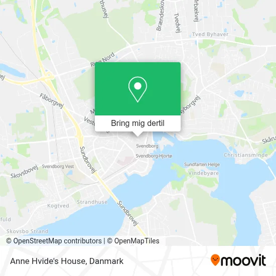 Anne Hvide's House kort