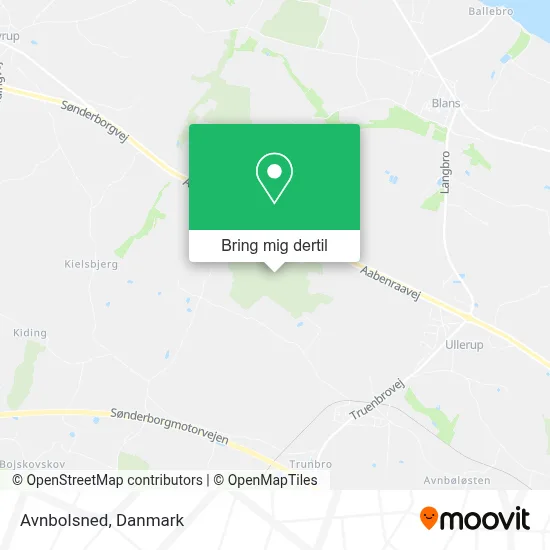 Avnbolsned kort