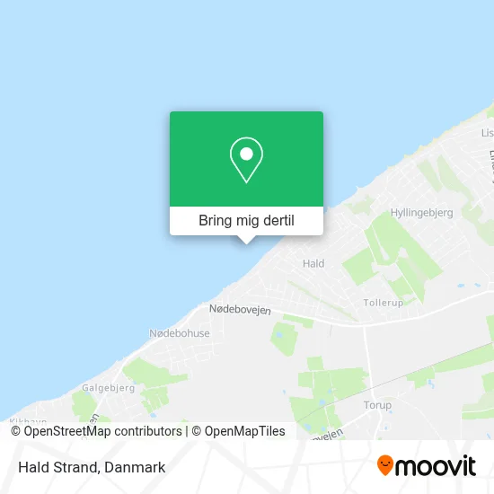 Hald Strand kort