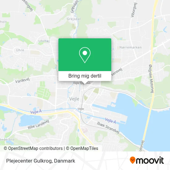 Plejecenter Gulkrog kort