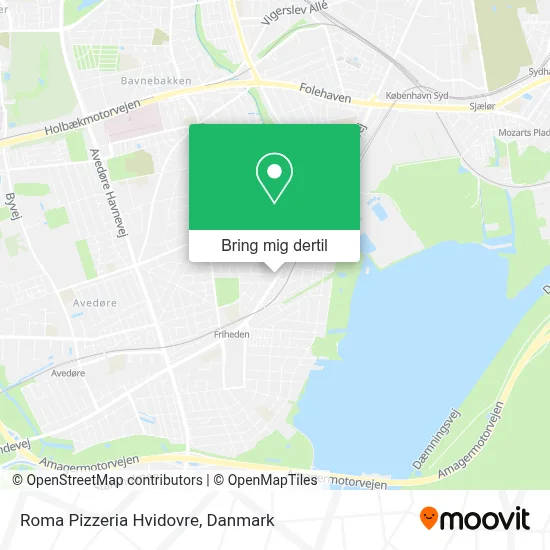 Roma Pizzeria Hvidovre kort