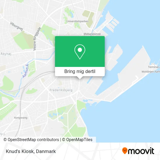 Knud's Kiosk kort