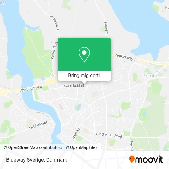 Blueway Sverige kort