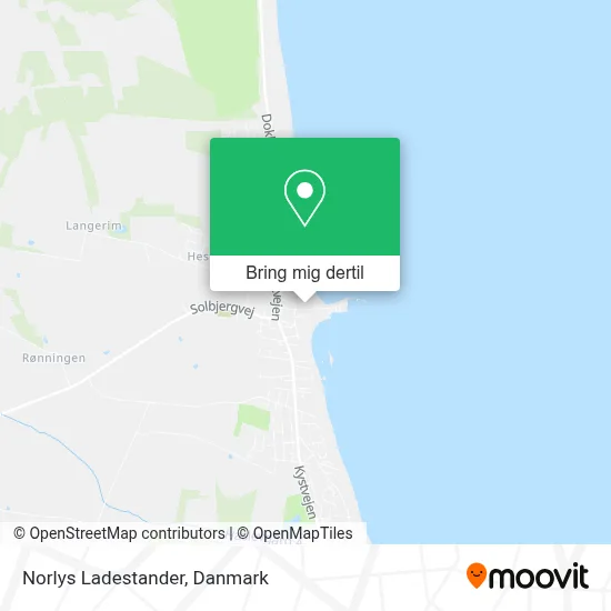 Norlys Ladestander kort