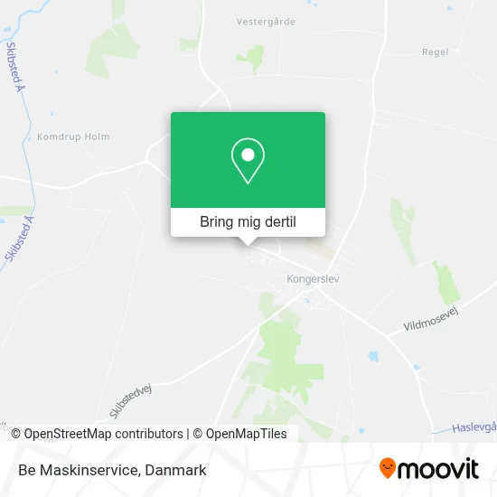 Be Maskinservice kort