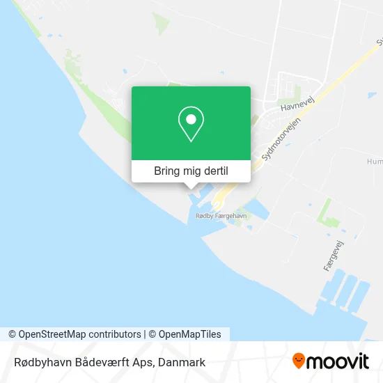 Rødbyhavn Bådeværft Aps kort