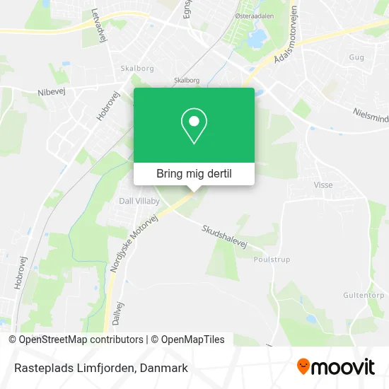 Rasteplads Limfjorden kort