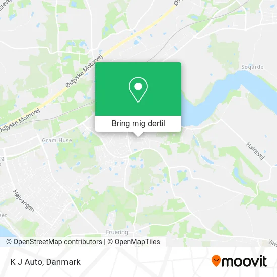 K J Auto kort