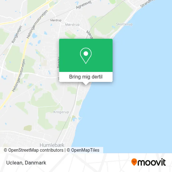 Uclean kort