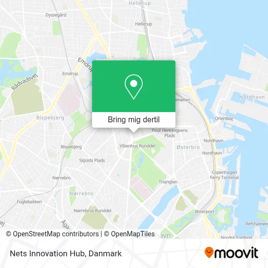 Nets Innovation Hub kort