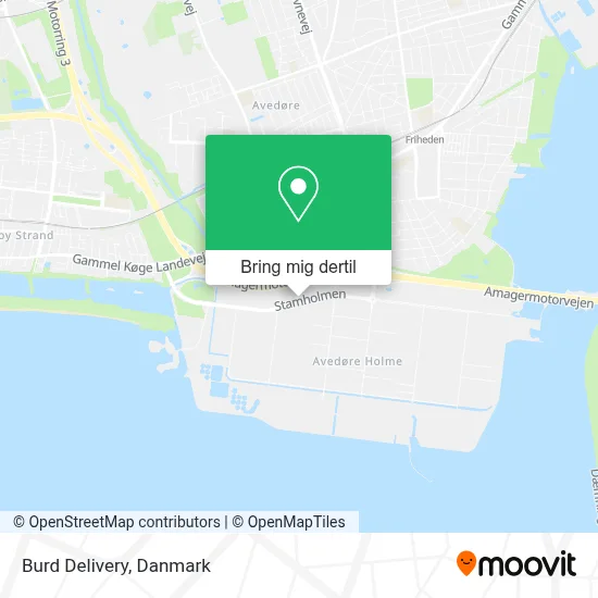 Burd Delivery kort