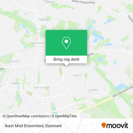 Ikast Mod Ensomhed kort