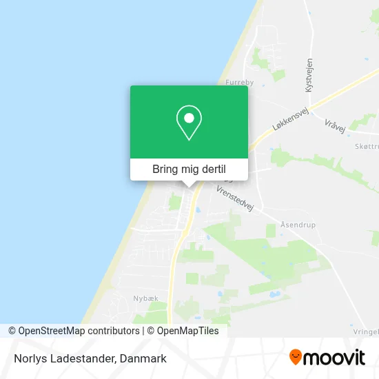 Norlys Ladestander kort