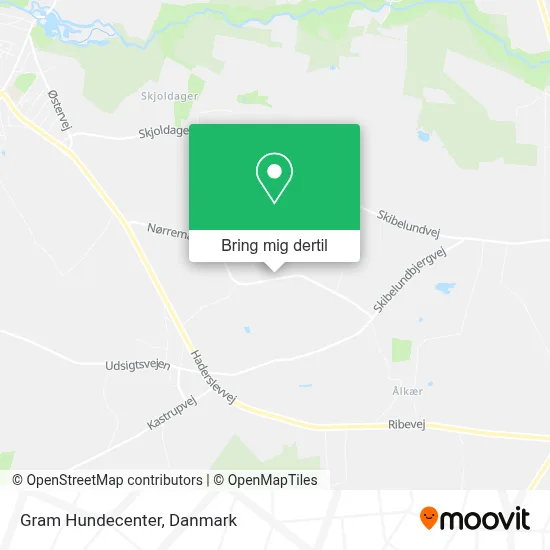Gram Hundecenter kort