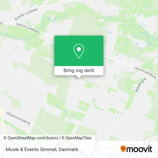Musik & Events Simmel kort