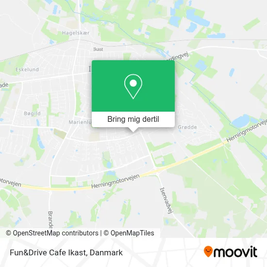 Fun&Drive Cafe Ikast kort