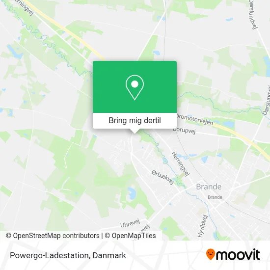 Powergo-Ladestation kort