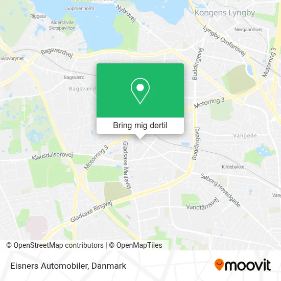 Eisners Automobiler kort