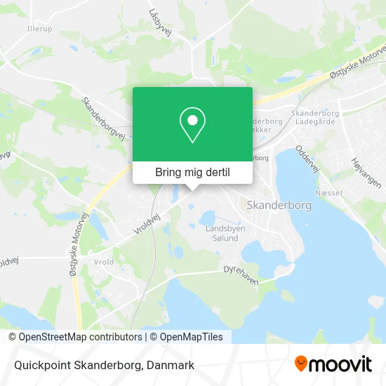 Quickpoint Skanderborg kort