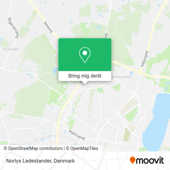 Norlys Ladestander kort