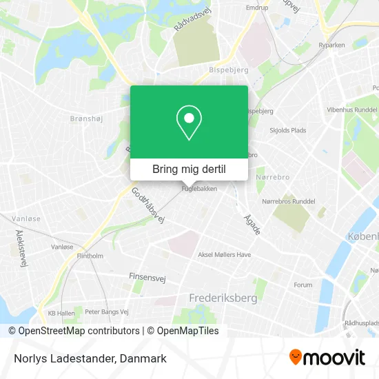 Norlys Ladestander kort