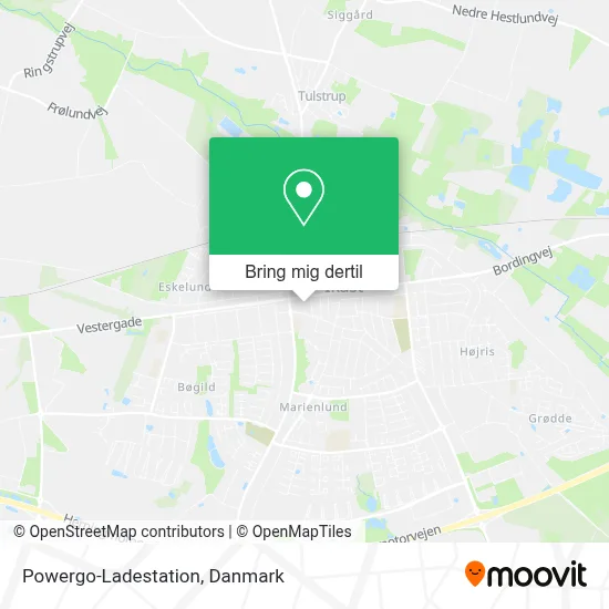 Powergo-Ladestation kort