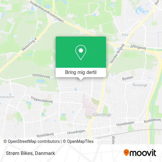 Strøm Bikes kort
