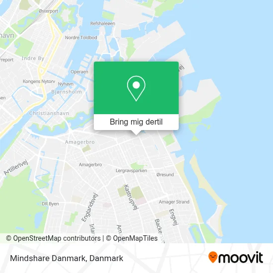 Mindshare Danmark kort