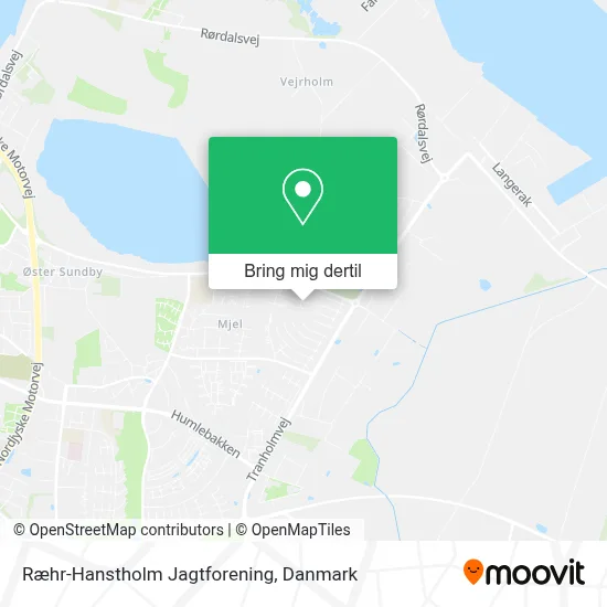 Ræhr-Hanstholm Jagtforening kort