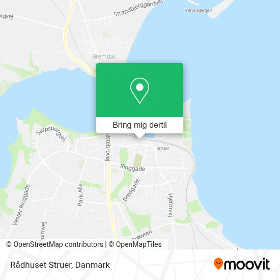 Rådhuset Struer kort