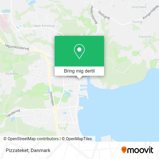 Pizzateket kort