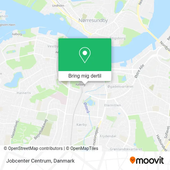 Jobcenter Centrum kort