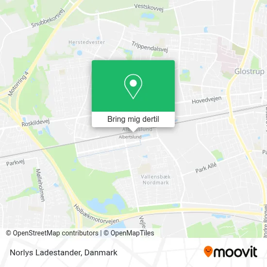 Norlys Ladestander kort