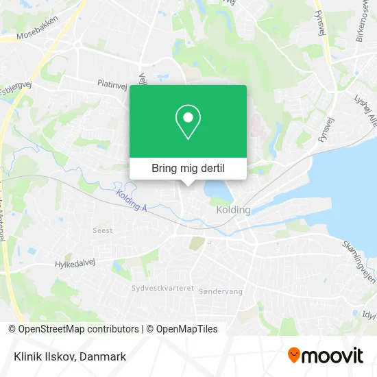 Klinik Ilskov kort