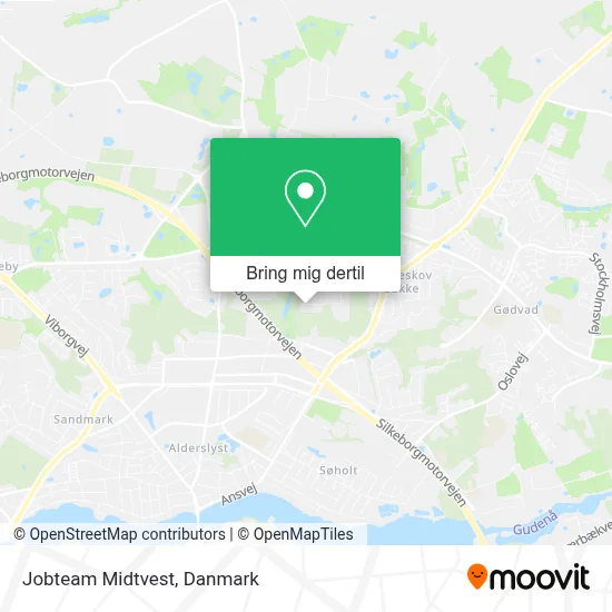 Jobteam Midtvest kort