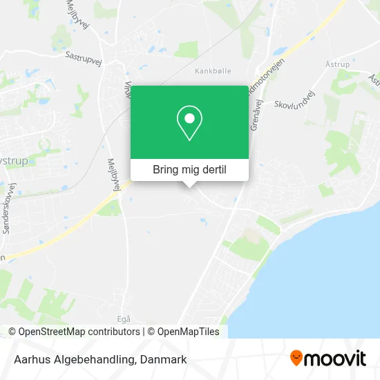 Aarhus Algebehandling kort