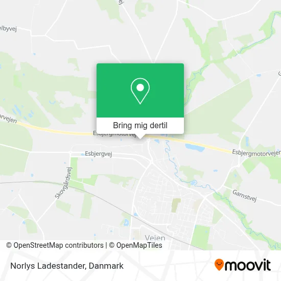 Norlys Ladestander kort