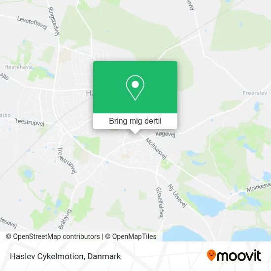Haslev Cykelmotion kort