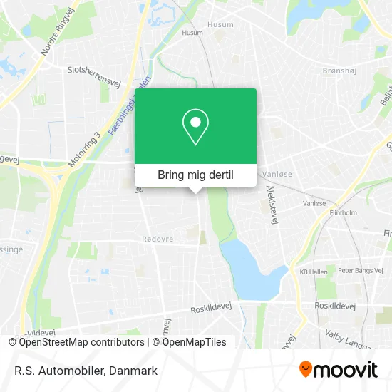 R.S. Automobiler kort