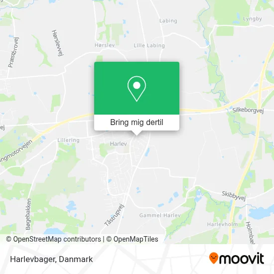 Harlevbager kort